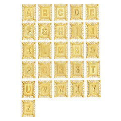 4-Piece 14K Initial & Cross Necklace Set