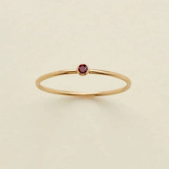 Dainty Birthstone Ring