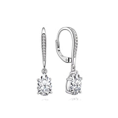 Teardrop Droplet Zircon Earrings