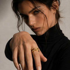 Double Layered Geometric Ring