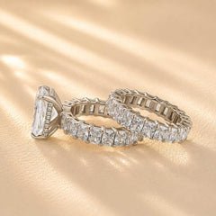 2-Piece Baguette Radiant Cut Ring Set