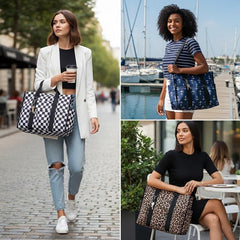 Large Water Resistant Canvas Tote Bag