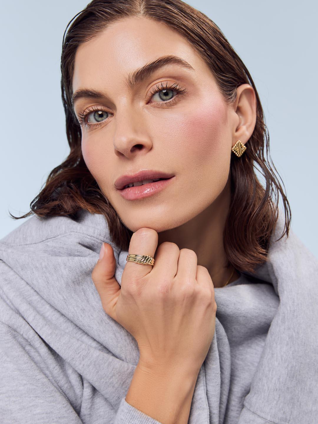 Gold Band Ring - Lydia