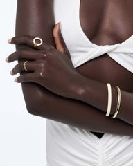 Bangle Bracelet - Brynley Two Tone