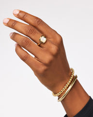 Statement Ring - Clara Ring Green Onyx