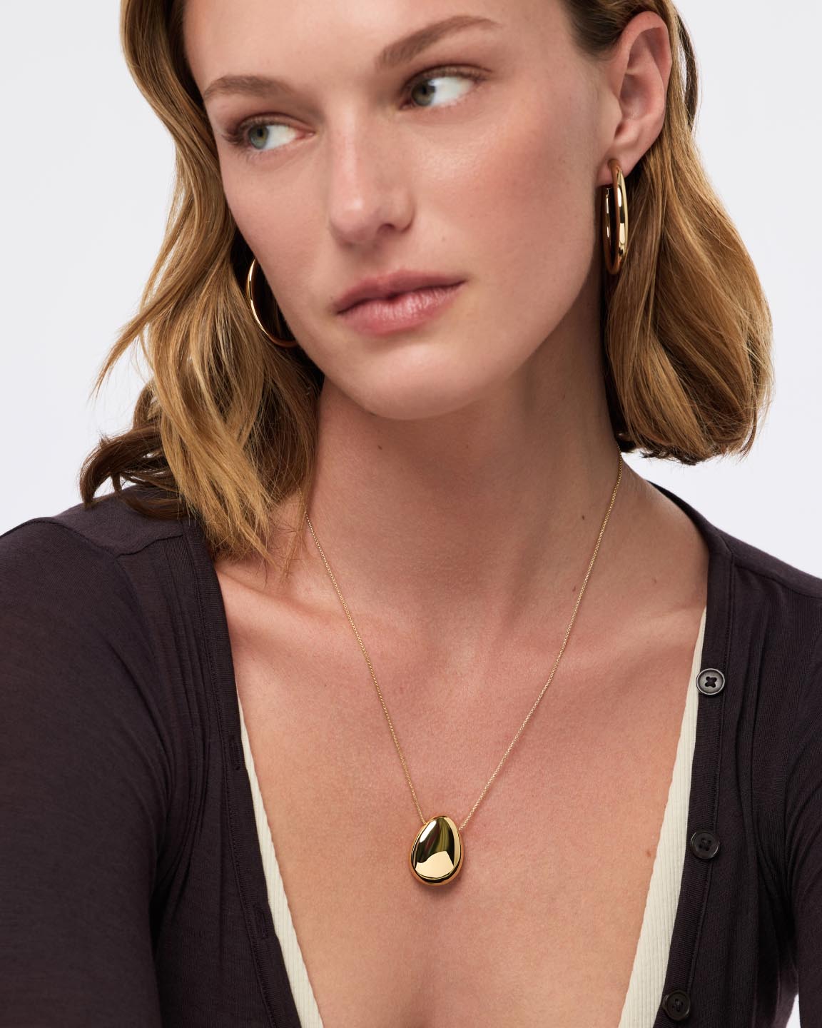 Ana Luisa Pebble Pendant Necklace
