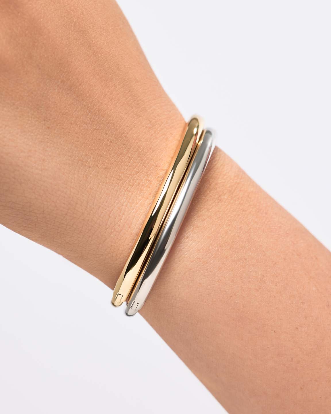 Bangle Bracelet - Brynley Two Tone