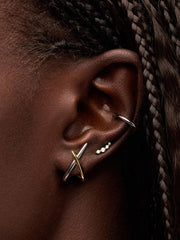 Gold Stud Earrings - Sloane
