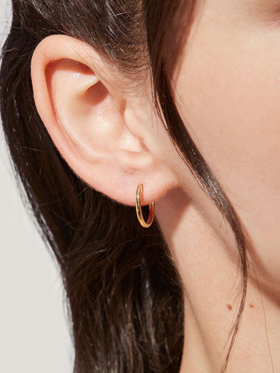 Medium Slim Endless Hoops - Lo Medium