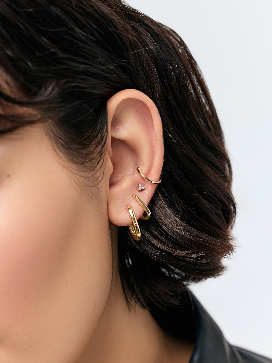 Gold Hoop Earrings - Rox Mini