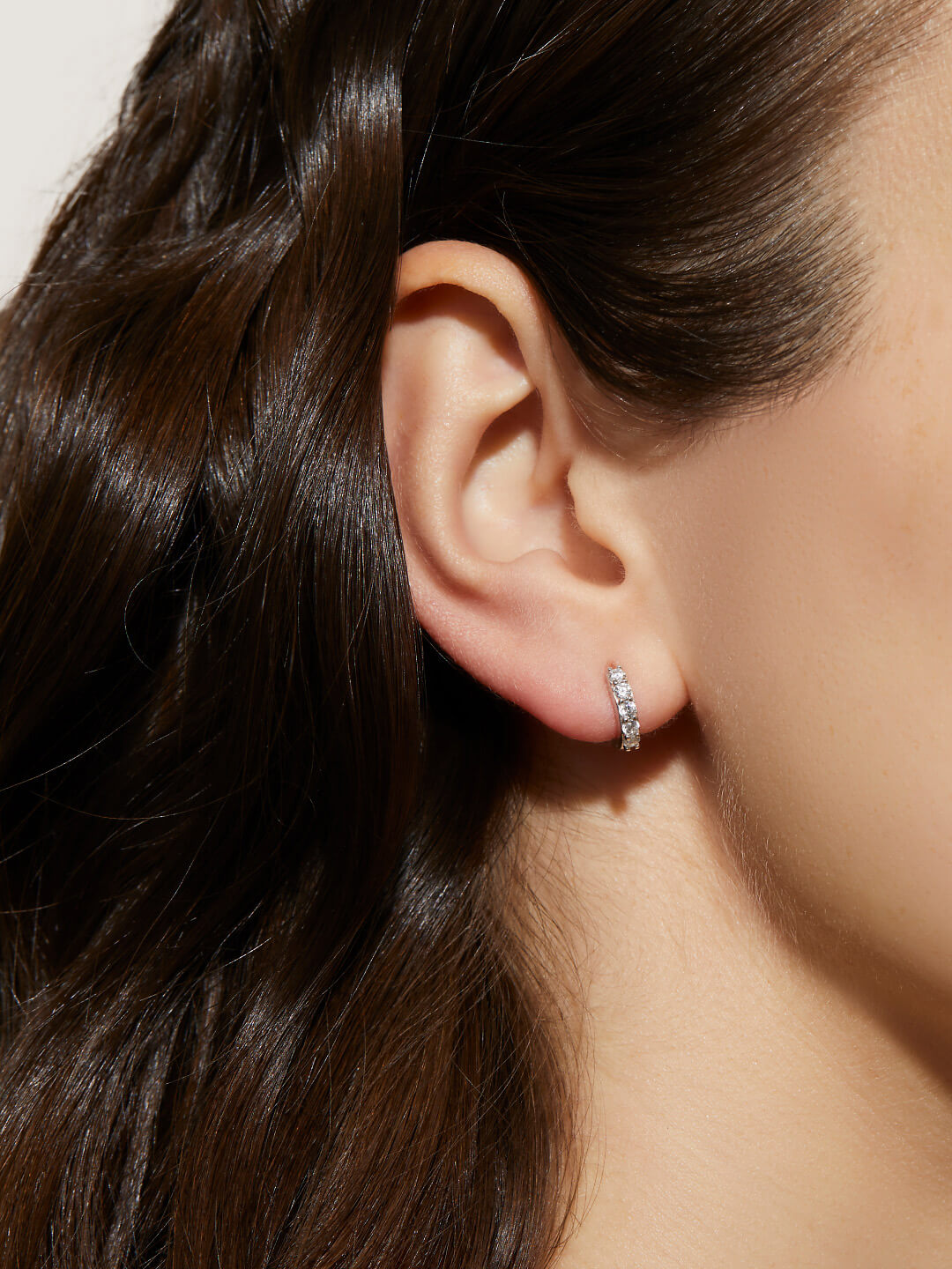 Huggie Hoop Earrings - Suzanne