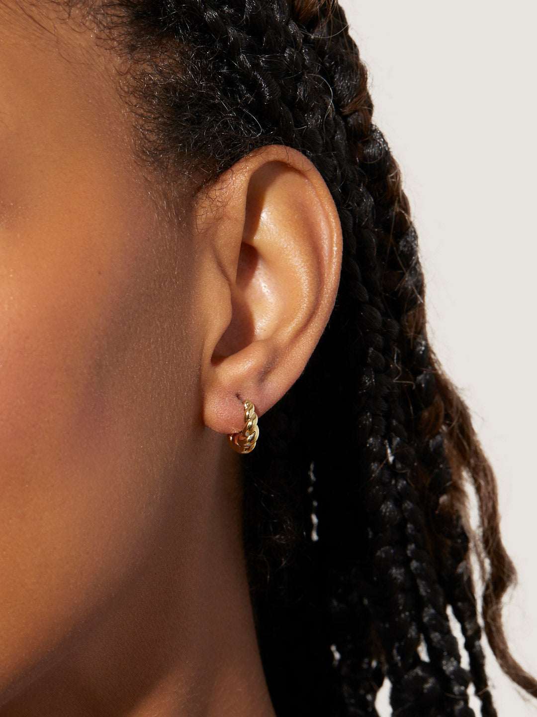 Twisted Hoop Earrings - Paris