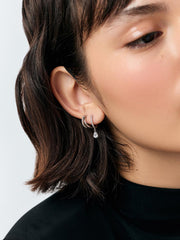 Delicate Huggie Hoops - Elise