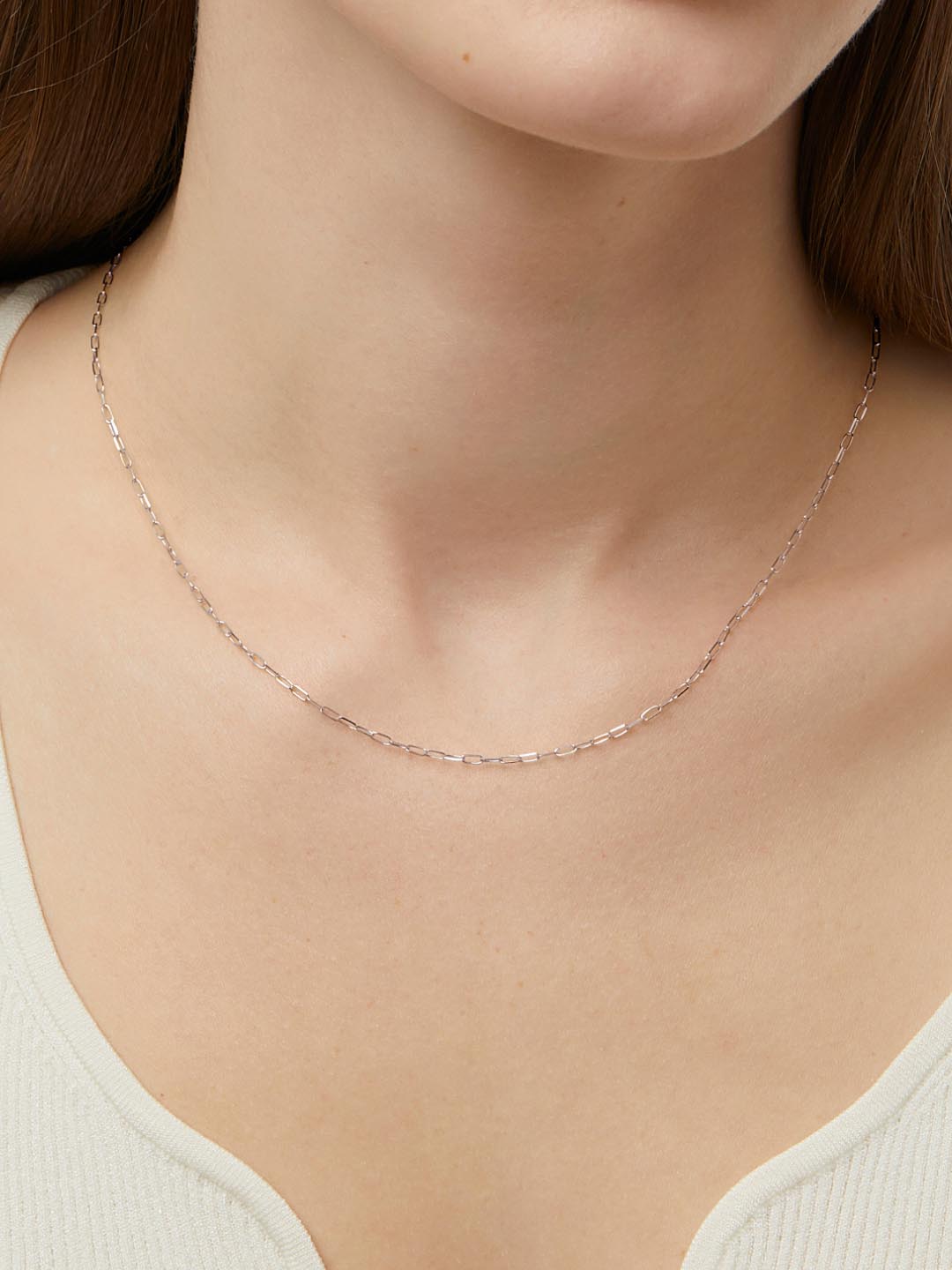 Gold Paperclip Chain Necklace - Gold Paperclip Necklace