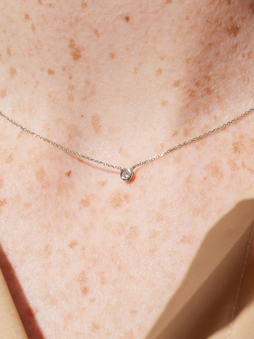 Diamond Necklace - Gold Diamond Necklace