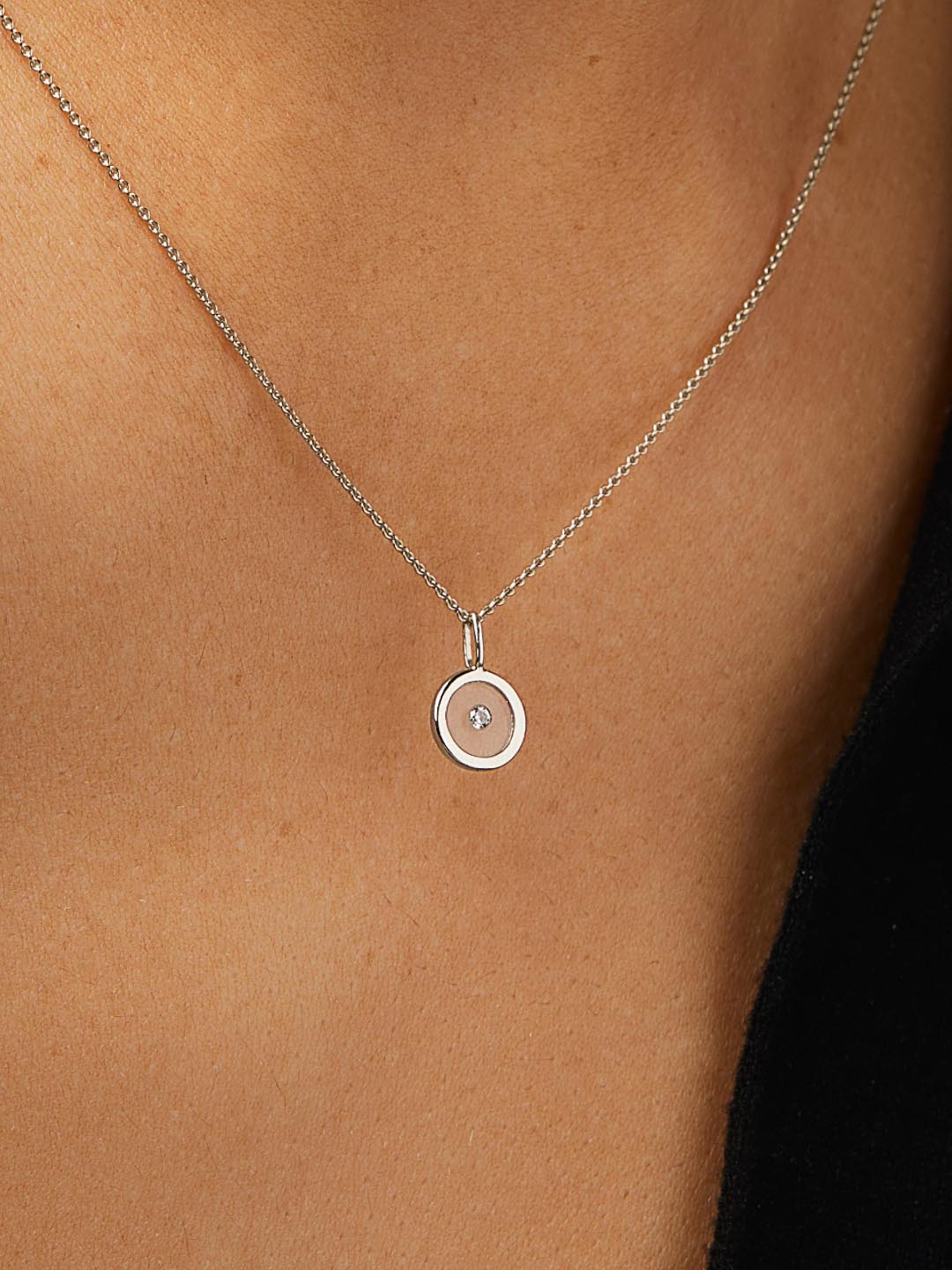 Diamond Necklace - Gold Floating Diamond Necklace