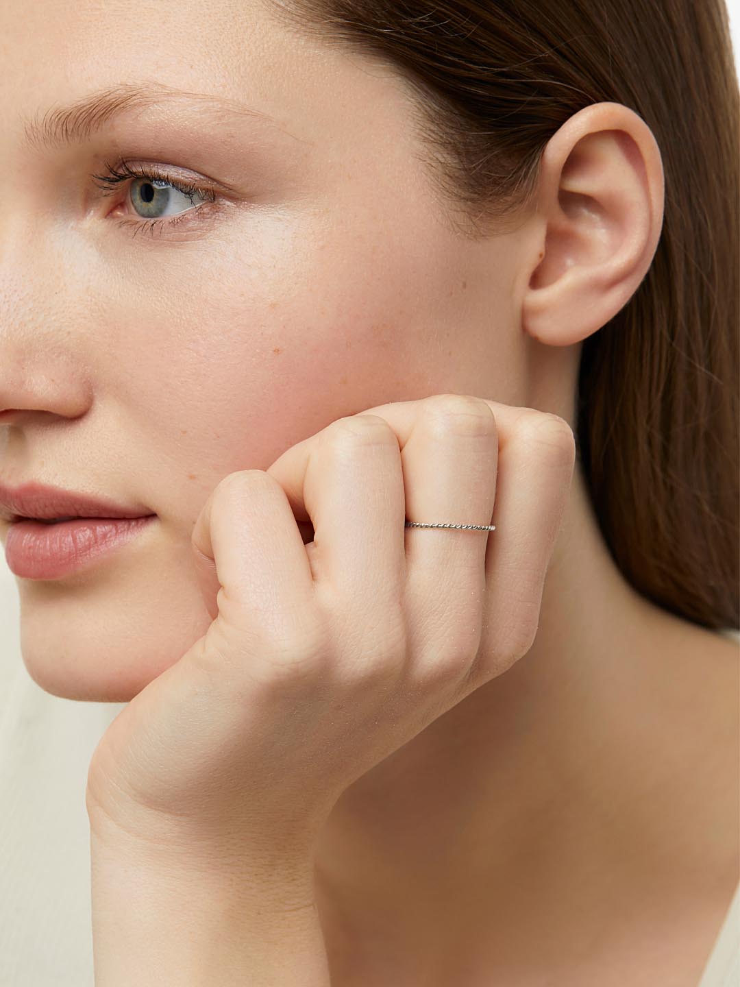 Gold Band Ring - Gold Twist Ring
