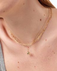 Solid Yellow Gold - Ballon d'Or Charm
