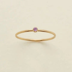 Dainty Birthstone Ring