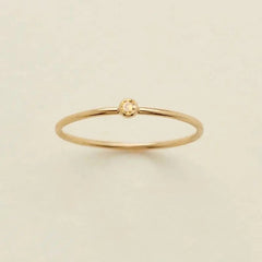 Dainty Birthstone Ring