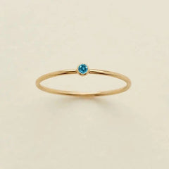 Dainty Birthstone Ring