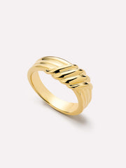 Gold Band Ring - Lydia