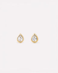 Gold Stud Earrings - Lennox Studs