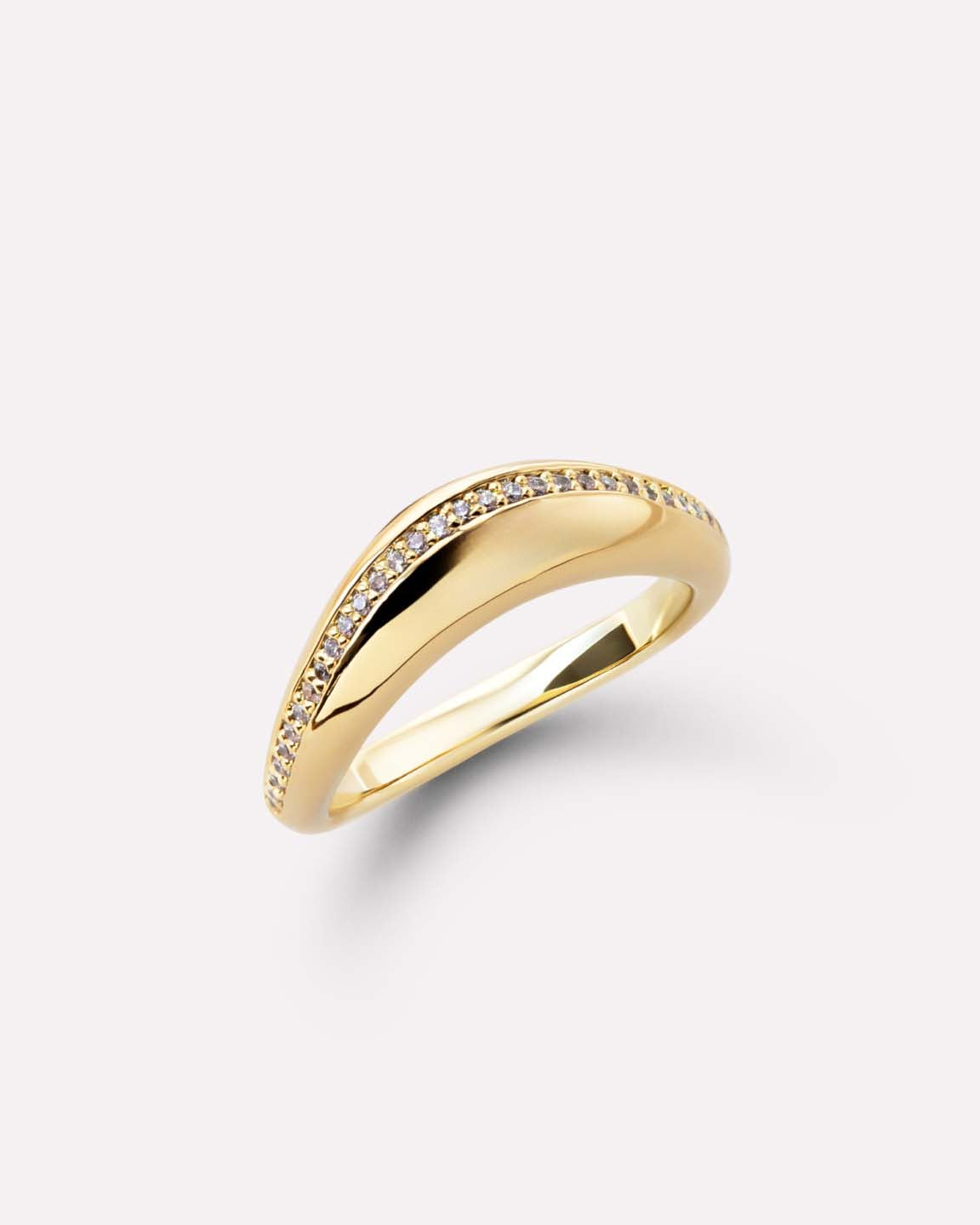 Gold Band Ring - Stevie