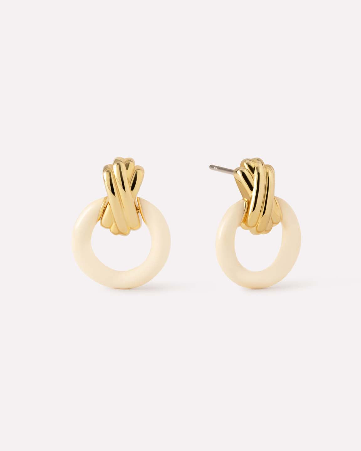 Gold Stud Earrings - Mini Remi Studs
