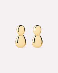 14K Gold Plated Pebble Statement Drop Earrings For Women Ana Luisa Pebble Earrings