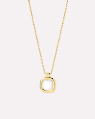 Gold Pendant - Clara Pendant Green Onyx