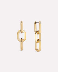 Statement Earrings - Eve Link Hoops