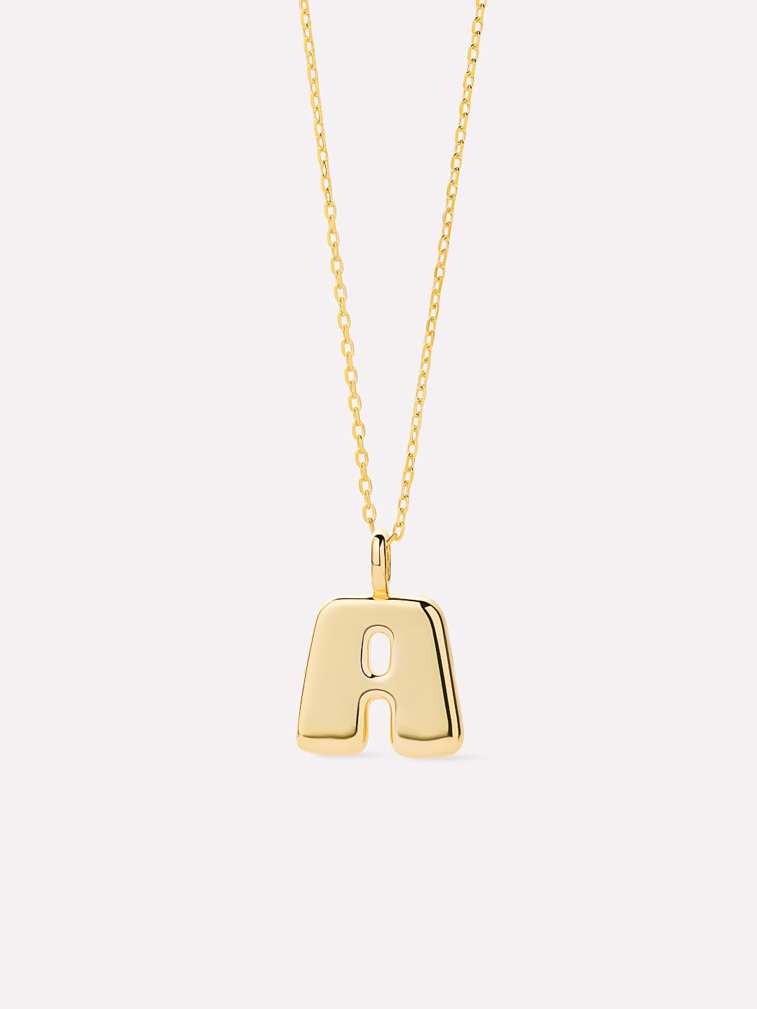 Gold Initial Necklace - Letter Necklace