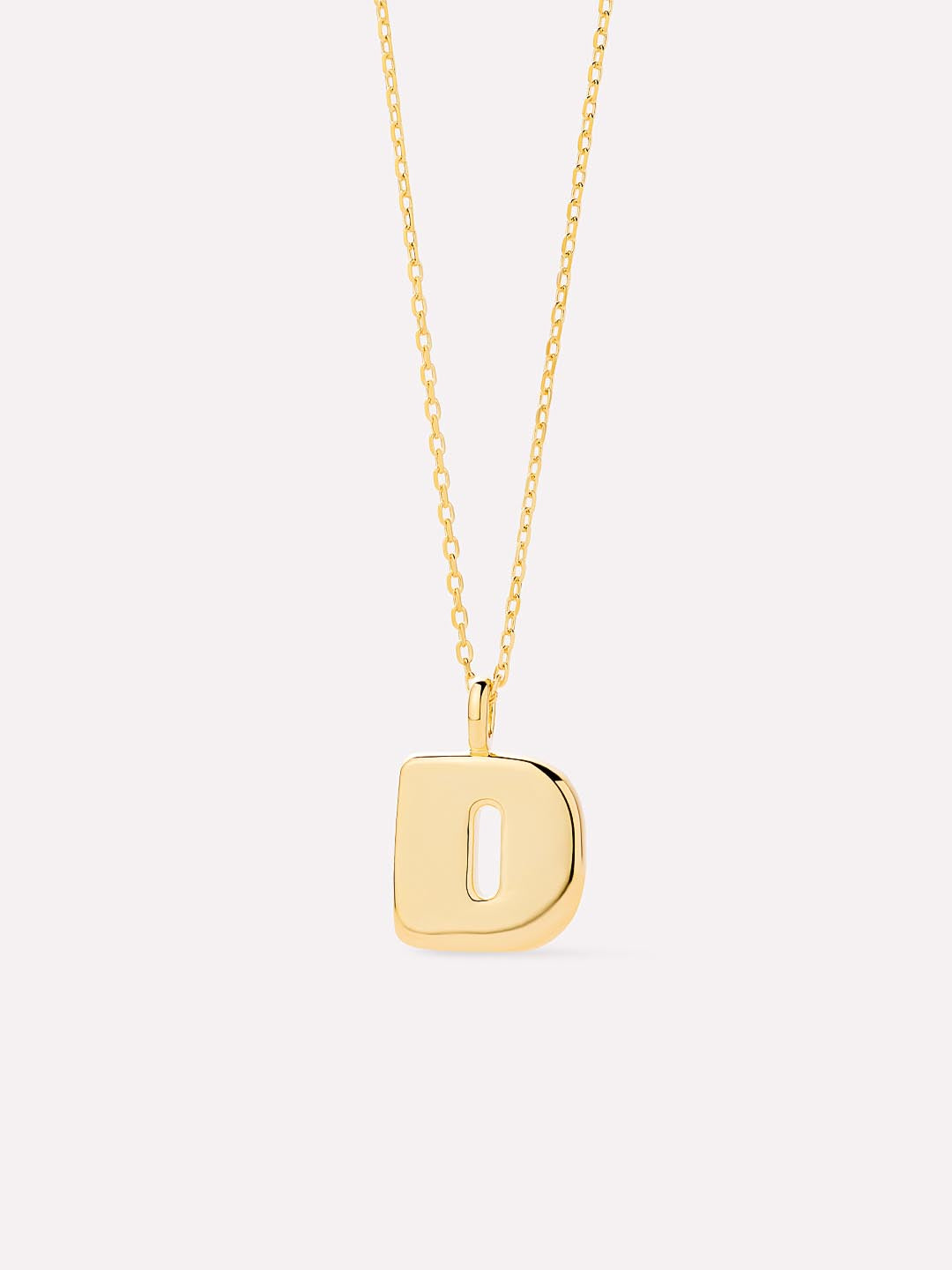 Gold Initial Necklace - Letter Necklace