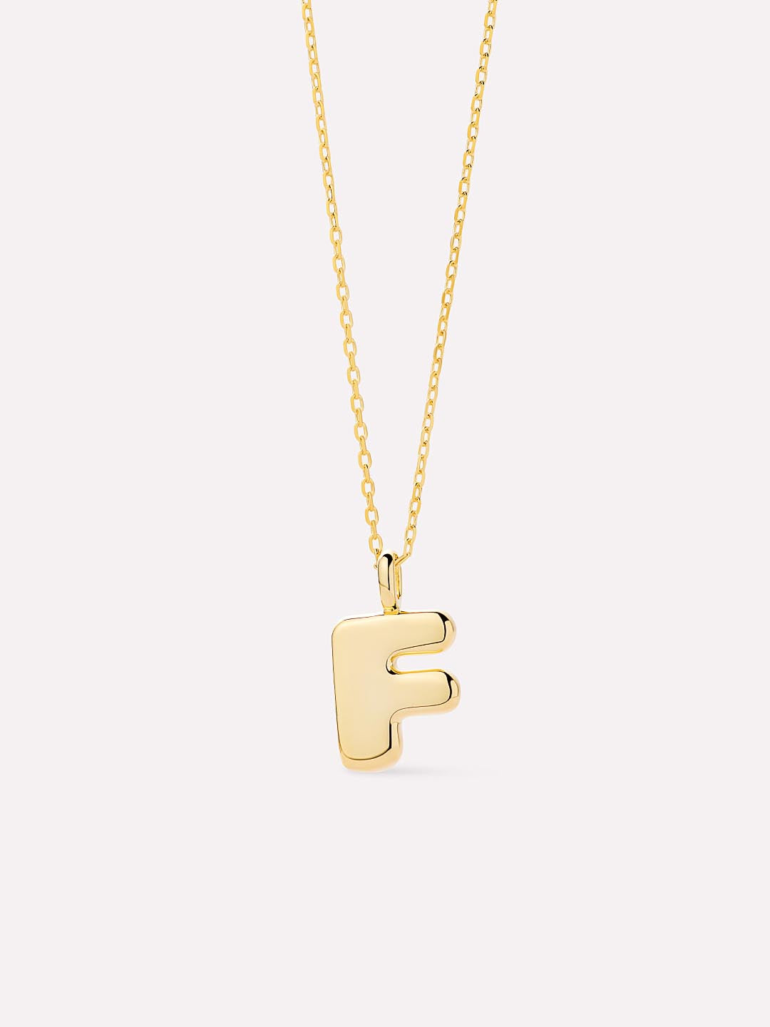 Gold Initial Necklace - Letter Necklace