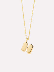 Gold Initial Necklace - Letter Necklace