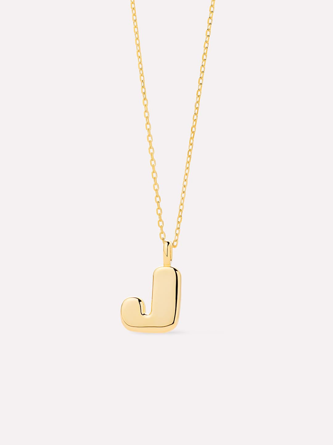 Gold Initial Necklace - Letter Necklace