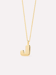 Gold Initial Necklace - Letter Necklace