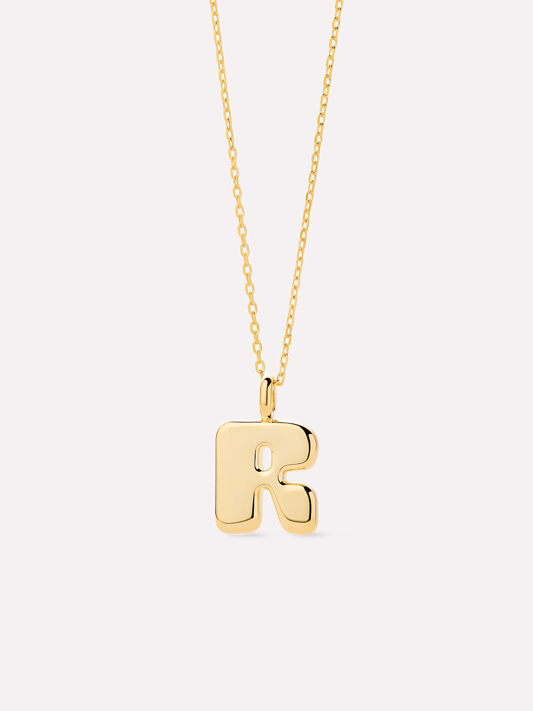 Gold Initial Necklace - Letter Necklace