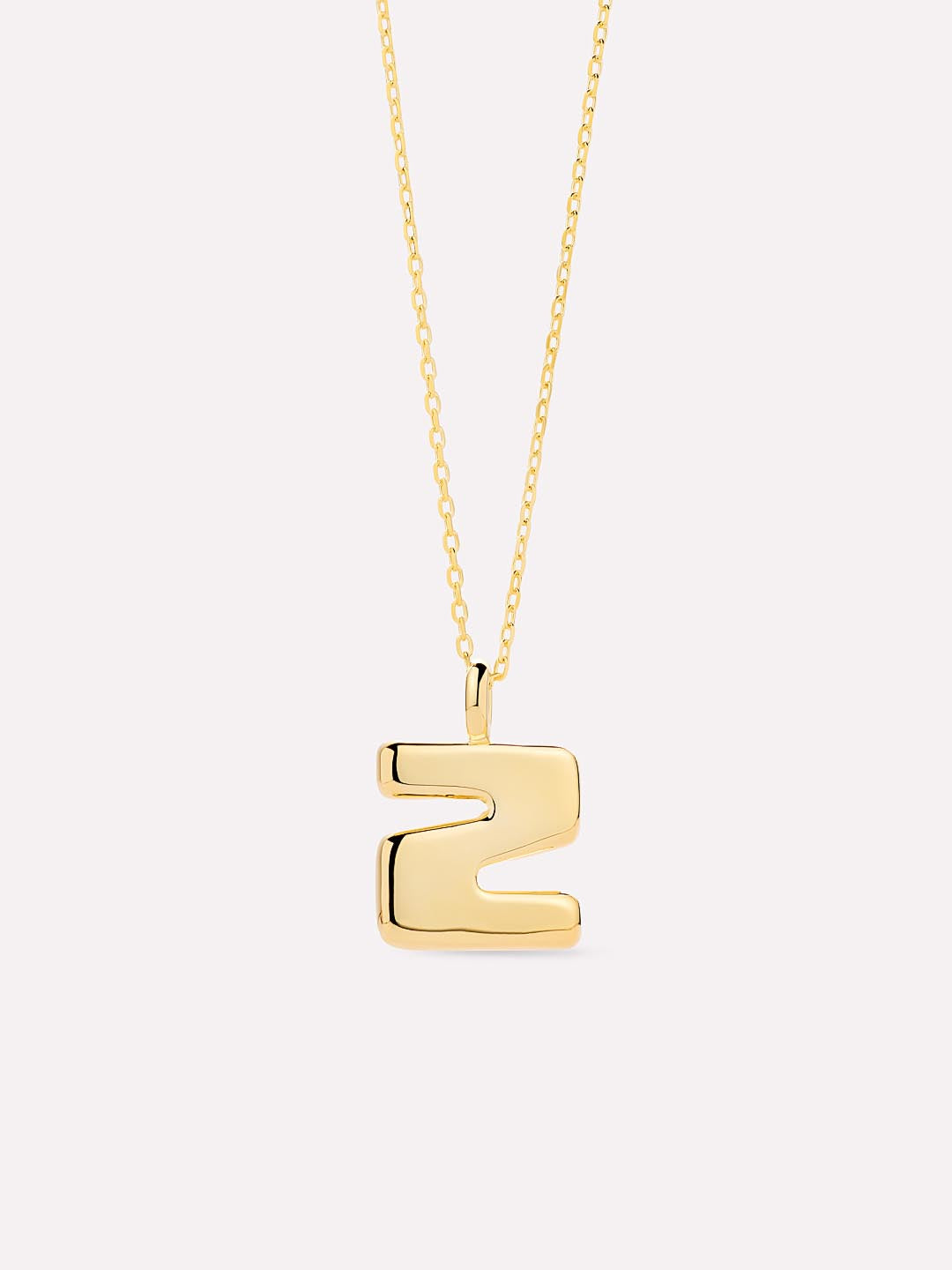 Gold Initial Necklace - Letter Necklace