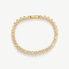 Heart Tennis Bracelet