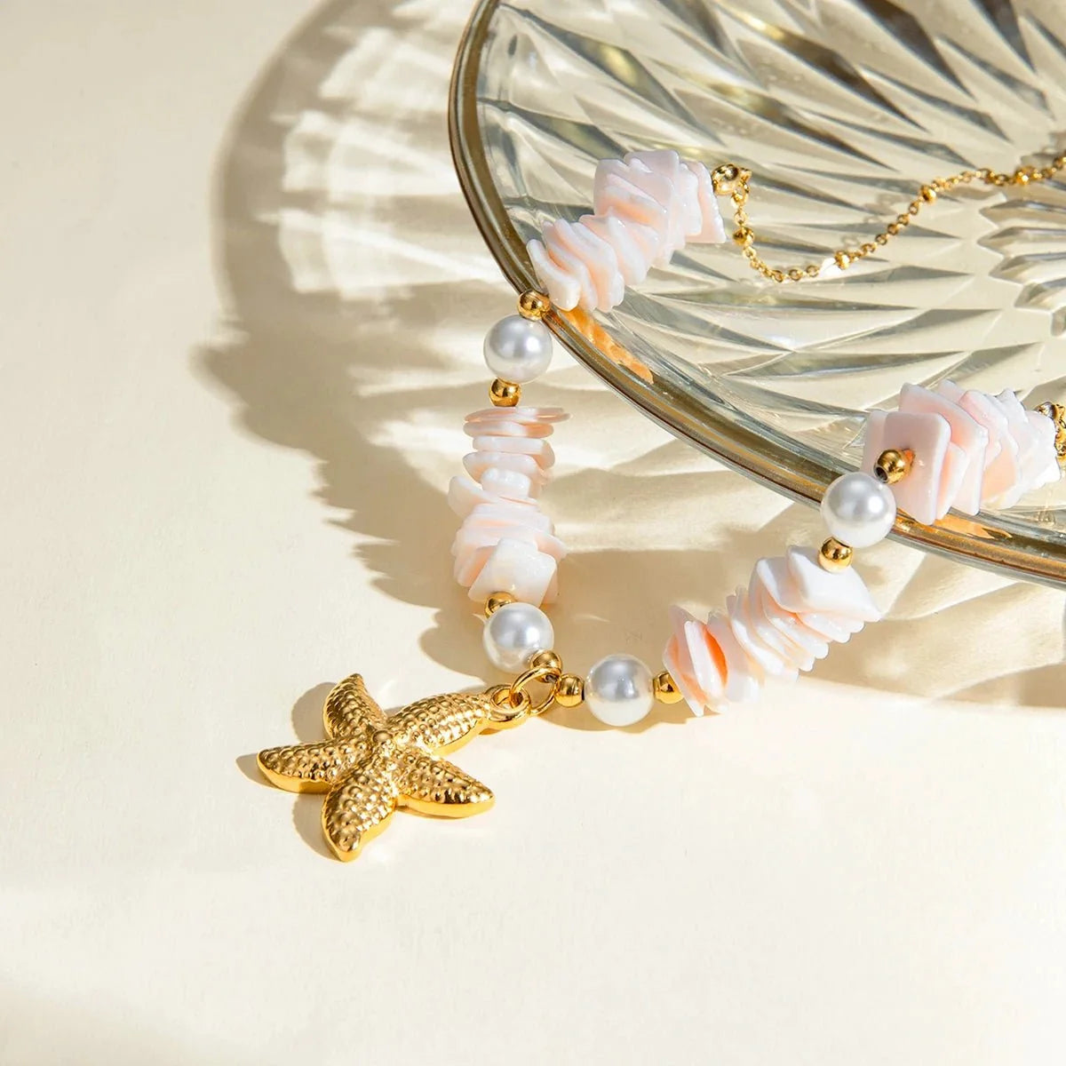 18k Boho Oceanic Sea Shell Necklaces - Veinci