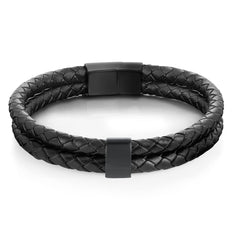 Minimal Personalized Name(s) Leather Bracelet