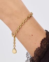 14K Gold Lobster Clasppebble Statement Chain Bracelets For Women Ana Luisa Pebble Charm Bracelet