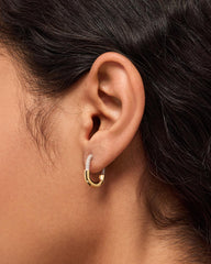Gold Hoops - Brynley Hoops Large