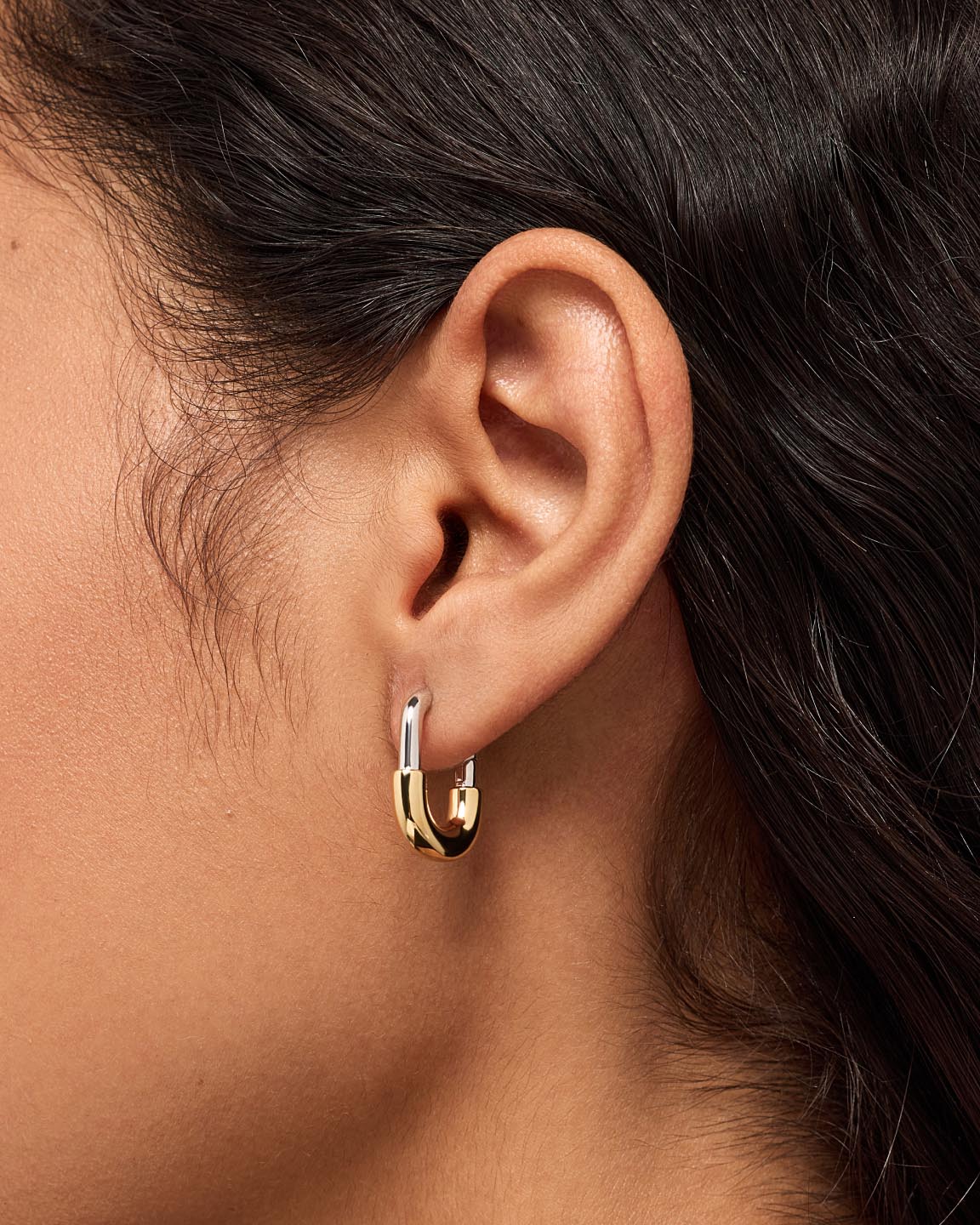 Gold Hoops - Brynley Hoops Large