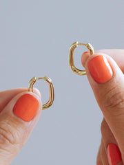 Gold Hoop Earrings - Rox Mini