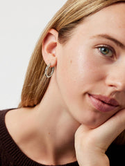 Chunky Gold Hoop Earrings - Gold Classic Hoops Large
