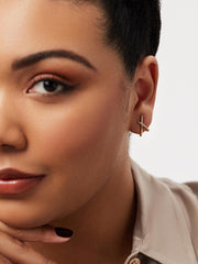 Gold Stud Earrings - Sloane