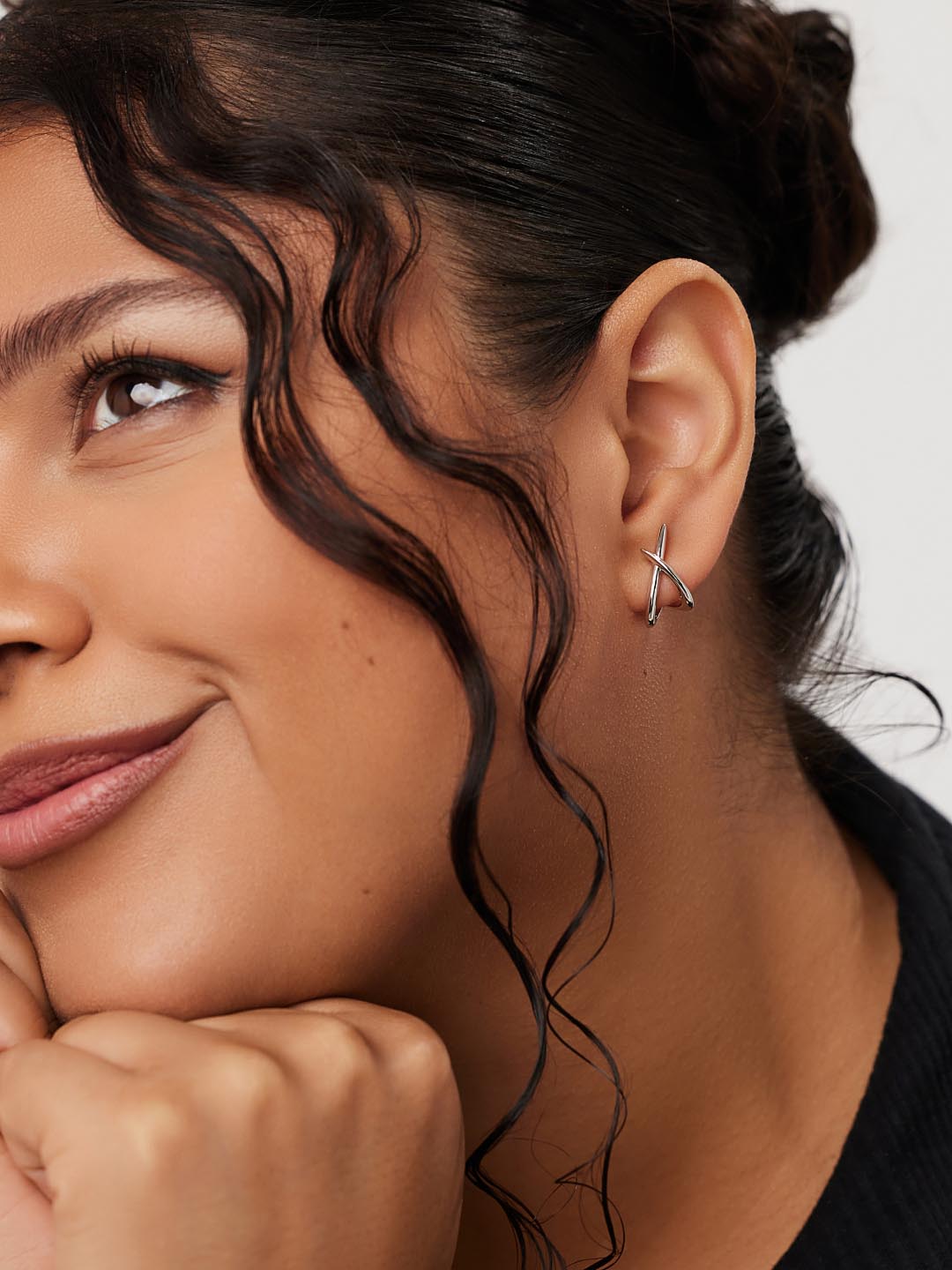 Gold Stud Earrings - Sloane
